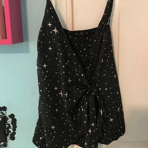 Black & white star tank